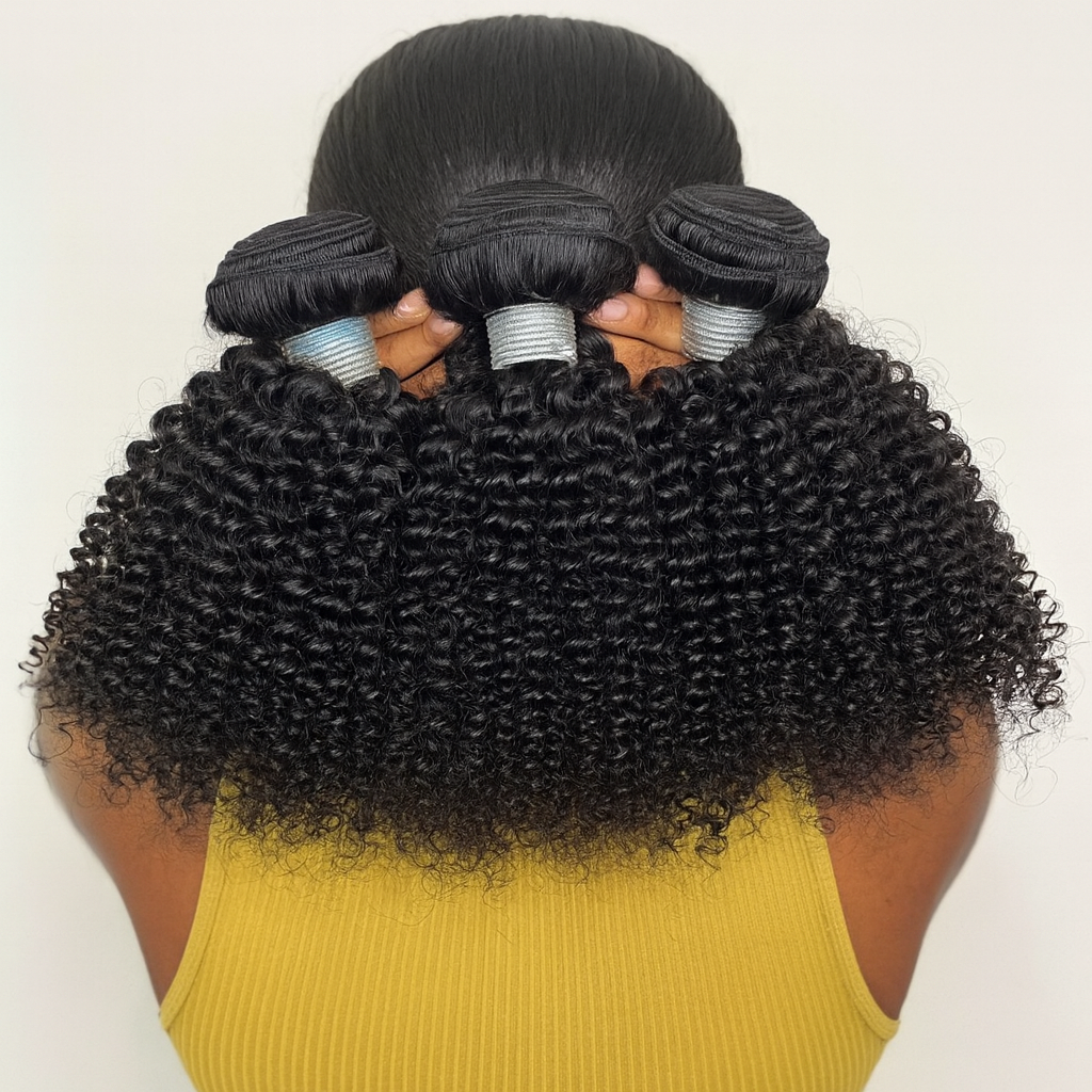 Afro Kinky Curly Human Hair Bundle